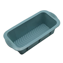 ASFD Stampo in Silicone per Pane da tostare per Alimenti Stampo in Silicone per tegame Rettangolare Utensile da Cucina Blu