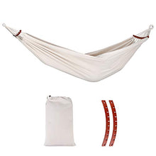 Sekey Amaca in Cotone per Giardino 210 × 150 cm, Amaca da Campeggio Ultraleggera con Borsa per Interno Esterni, capacità 300 kg, Beige