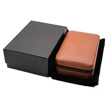 YUTRD ZCJUX Desktop Cigar Humidor - Cigar Box Desktop Resistente all'Uso e sigillato Portatile Legno di Cedro Cigar Humidor Box Viaggi (Color : Black)