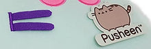 Pusheen Verde Menta Cuscino, Poliestere, Grey, 9 x 35 x 27 cm