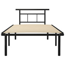 vidaXL Giroletto Nero in Metallo 100x200 cm