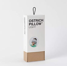 OSTRICHPILLOW Light - Cuscino da viaggio | Cuscino per aereo, cuscino da viaggio per auto, ufficio, pisolino | Accessori da viaggio per uomo e donna (Blue Reef)
