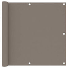 vidaXL Paravento da Balcone Talpa 90x500 cm Tessuto Oxford