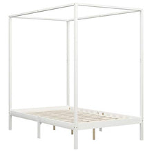 FAMIROSA Giroletto con Baldacchino 2 Cassetti Bianco in Pino 120x200 cm