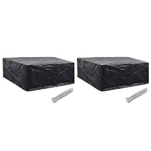 E E-NICES Coperture Arredi Giardino 2pz 10 Occhielli 260x260x90 cm