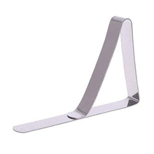 NINGYE 4 mollette per tovaglia, in acciaio inox, per uso esterno, casa, picnic, barbecue, feste di matrimonio