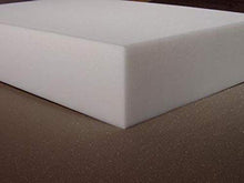 mySchaumstoff, pezzo di gommapiuma, PU RG 35/40, colore: bianco