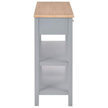 SKM Credenza Grigia 110x35x80 cm in MDF