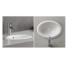 Lavabo, Ceramica, Mezzo Incasso Sopra il Lavabo (dimensioni : 545mm)