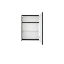 Planetmöbel - Mobiletto da bagno con armadietto a specchio, 50 cm (antracite)