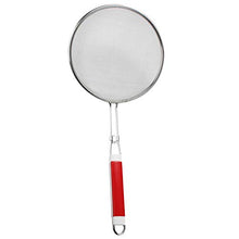 UPKOCH setacci da Cucina in Acciaio Inossidabile a Maglia fine con Manici in plastica per Cottura Dimensioni Cottura m 18 cm (Rosso)