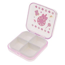 Custodia Portatile per Capsule con Organizer per Contenitori di Medicinali per Tablet a 4 Slot