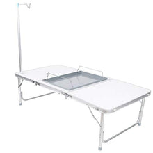 KUIDAMOS Forniture di mobili Resistenti e Antiscivolo Tavolo Pieghevole per Esterni, per Barbecue