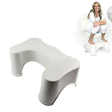 Sgabello per WC – 21 cm – Sgabello da bagno, sgabello per WC, pieghevole, salvaspazio