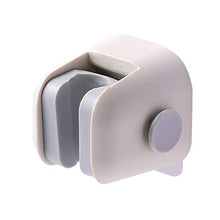 shunbang yuan Doccia Supporto della Testina Regolabile soffione Staffa a Parete di plastica fissato al Bagno Hanger, Bianco