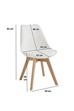 Design Twist Tommy Set di 4 Sedie, Legno, Tortora, 52 x 48.5 x 82 cm