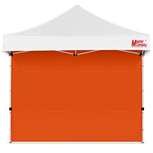 MasterCanopy - Gazebo istantaneo, pannelli laterali per gazebo da 3 x 3 m, 1 confezione (3 x 3 m, arancione)