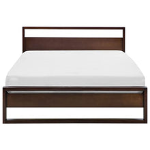 Beliani Letto Matrimoniale in Legno di Pino Scuro a Doghe 180 x 200 cm Giulia