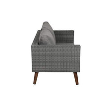 Greemotion Gomera Divano da Giardino, Alluminio, Grigio, ca. 140 x 64 x 75 cm