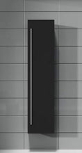 Badplaats B.V. Mobiletto del Bagno Bolana 170 cm Legno Nero - Mobiletto armadietto per Il Bagno, Armadio mobili Cabinet Laterale