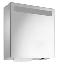 Wagner EWAR WP650e - Armadietto con specchio e dispenser per sapone e asciugamani in acciaio INOX