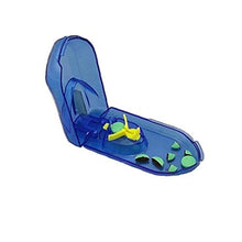 Pillola Di Plastica Cutter Splitter Divisore Con Design Ergonomico Per Il Taglio Di Piccoli Pillole E Grandi Pillole Blu