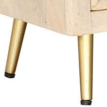 vidaXL Credenza 60x30x75 cm in Legno Massello di Mango