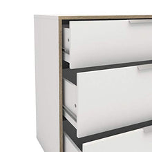 TVILUM A/S 2018 CASSETTIERA Line Bianco con Bordo Rovere