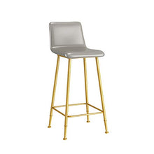 XIAOQIAO Sgabello da Bar in Ferro, Sedia da Patio, sgabelli da banco, con Schienale Basso ergonomico e Comodo Cuscino, Stabile e Resistente, Multifunzionale