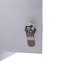 Armadietto per Medicinali Quattro Ripiani in Acciaio Inox 30x12x60 cm