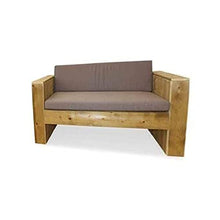 Rowick - Divano in legno per esterni, stile traversa, in legno, trattato per uso esterno