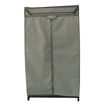 MSV 261 - Armadietto, Dimensioni: 90 x 50 x 160 cm, Colore: Nero/Blu Cielo