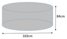 HBCOLLECTION® Traspirante Telo di Copertura per sedie e Tavolo Tondo 163cm griogio