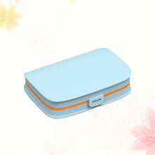 TOPBATHY - Portapillole con 6 scomparti per farmaci, organizer portatile per medicine e pillole per borsa, tasca per casa, viaggi all'aperto