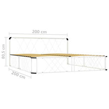 SKM Giroletto Bianco in Metallo 200x200 cm (29.5kg)