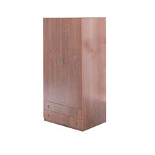 Argonauta Italia Armadio componibile con 2 Ante e 2 cassetti Noce Antico Cm 90x60xH 180