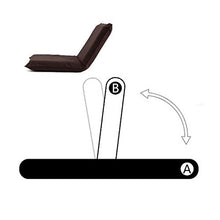 Poltrone LHA Schienale Regolabile Multi-Funzione sul Letto (Colore : Brown)