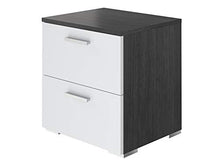 Marchio Amazon - Movian, comodino a 2 cassetti in stile moderno, modello Kolva, 37,7 x 44,5 x 47 cm, colore grigio