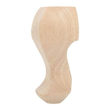 DAUERHAFT Accessori da Ufficio ecologici per Gambe in Legno massello(12 * 6cm)