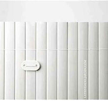 Cannocchiale doppio lato in PVC bianco, alta qualità (1,5 x 5 m)
