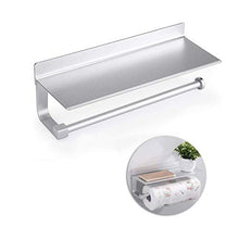 Delaspe - Porta fazzoletti senza fori, con mensola, adatto per cucina, bagno, hotel