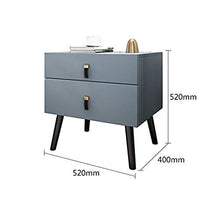 Comodino Comodino con Pannello a Base di Legno con Forte capacità di Cuscinetto per Camera da Letto, Studio, ECC. Bellissimo. Blu