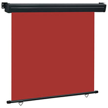 Tidyard Tenda a Rullo per Terrazzo Rosso/Marrone 160/170x250 cm,Tenda da Sole Avvolgibile,Tenda da Sole per Esterno,Tenda da Sole per Gazebo e Pergolato