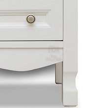 Arredo bagno shabby chic in legno bianco provenzale vintage 75 cm