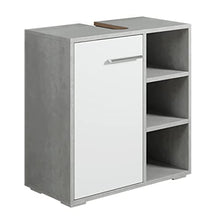 Mobili da Bagno Neptunus (Cemento con bianco)