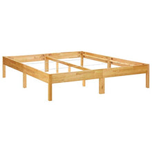 BIGTO - Struttura per letto in legno di rovere massiccio, 180 x 200 cm