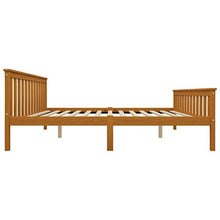 FAMIROSA Giroletto con 2 Cassetti Marrone Miele Legno di Pino 160x200 cm-0532