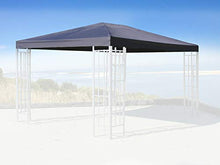 Quick-Star - Tetto di Ricambio per Gazebo, 3 x 4 m, Colore: Grigio