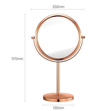 XCAYBH - Specchio da trucco rotante a 360 gradi, rotazione su entrambi i lati, 1 pezzo