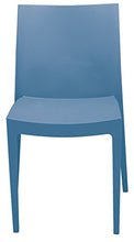 Sedia Venice blu avio per interni esterni bar ristoranti (conf. 6 pz)